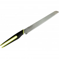 Кухонный нож для хлеб Shikisai U-Flex Shizu Hamono, сталь 420J2 , рукоять эластомер купить в 