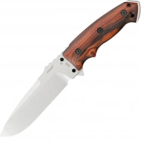 Нож с фиксированным клинком Hogue EX-F01 Stone-Tumbled, сталь A2 Tool Steel, рукоять дерево кокоболо купить в 