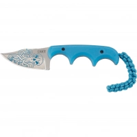 Шейный нож с фиксированным клинком CRKT Minimalist Bowie Cthulhu, сталь 8Cr13MoV, рукоять полипропилен купить в 